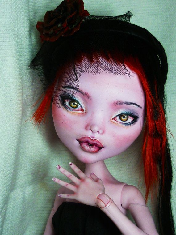 Делаем куклу монстр хай. демонесса ооак из старой куклы курс для начинающих делать кукол ооак
