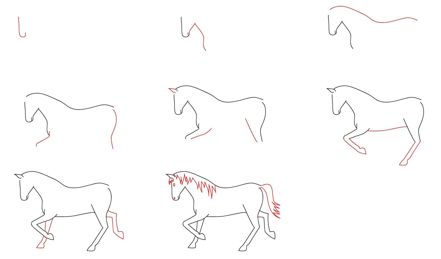 Как нарисовать человека на лошади простым карандашом: поэтапный метод