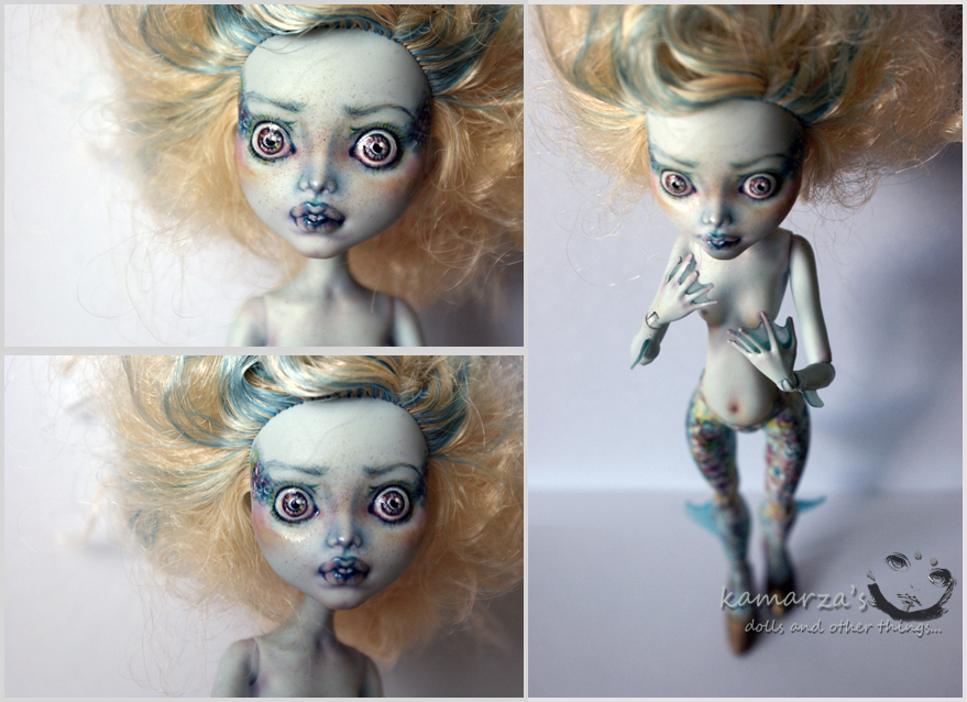 Демонесса ооак из старой куклы. мастер-класс по созданию ооака из куклы monster high — рисуем лицо ооак до и после