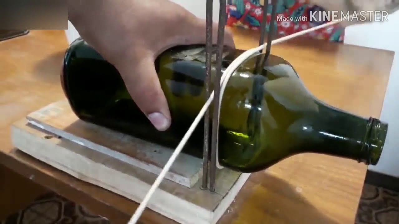 Как разрезать стеклянную бутылку: мастер-класс как ровно разрезать стекло при помощи нитки