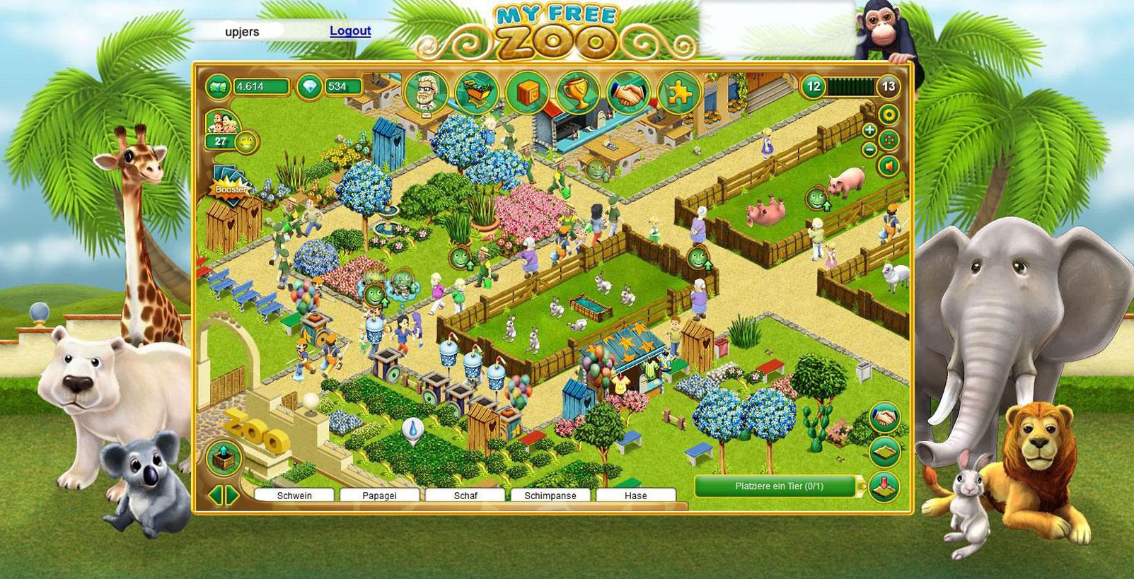 Игра зоопарк с животными для девочек - играть онлайн бесплатно