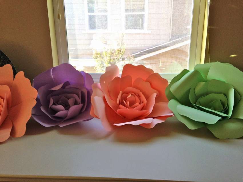 Цветы из гофрированной бумаги своими руками, 10 мастер-классов