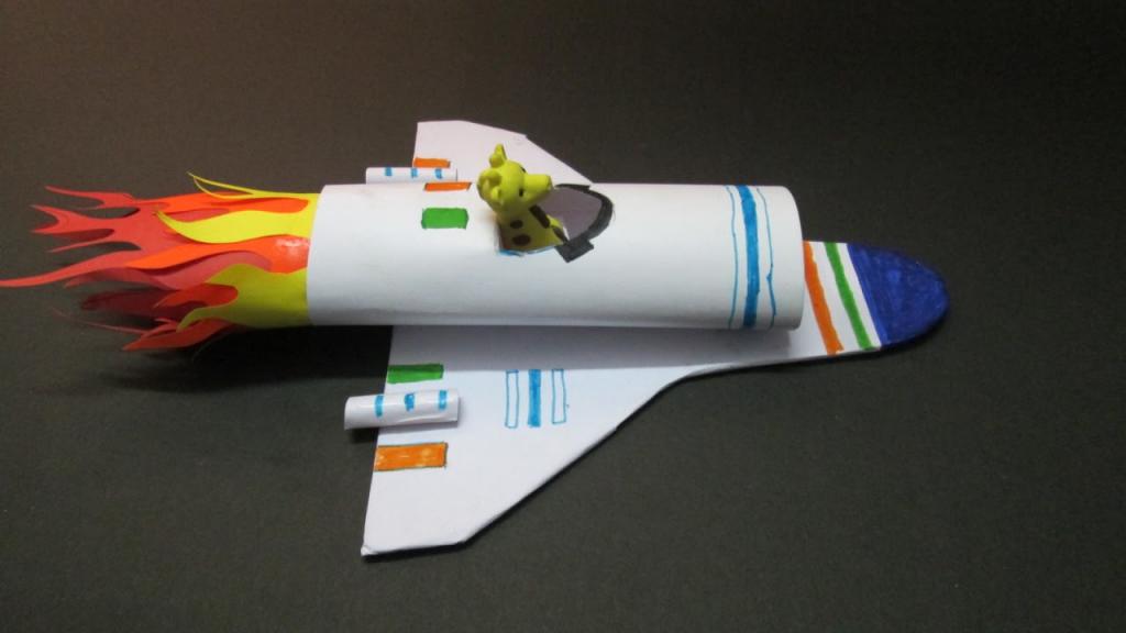 Как сделать ракету из бумаги: фото, видео
