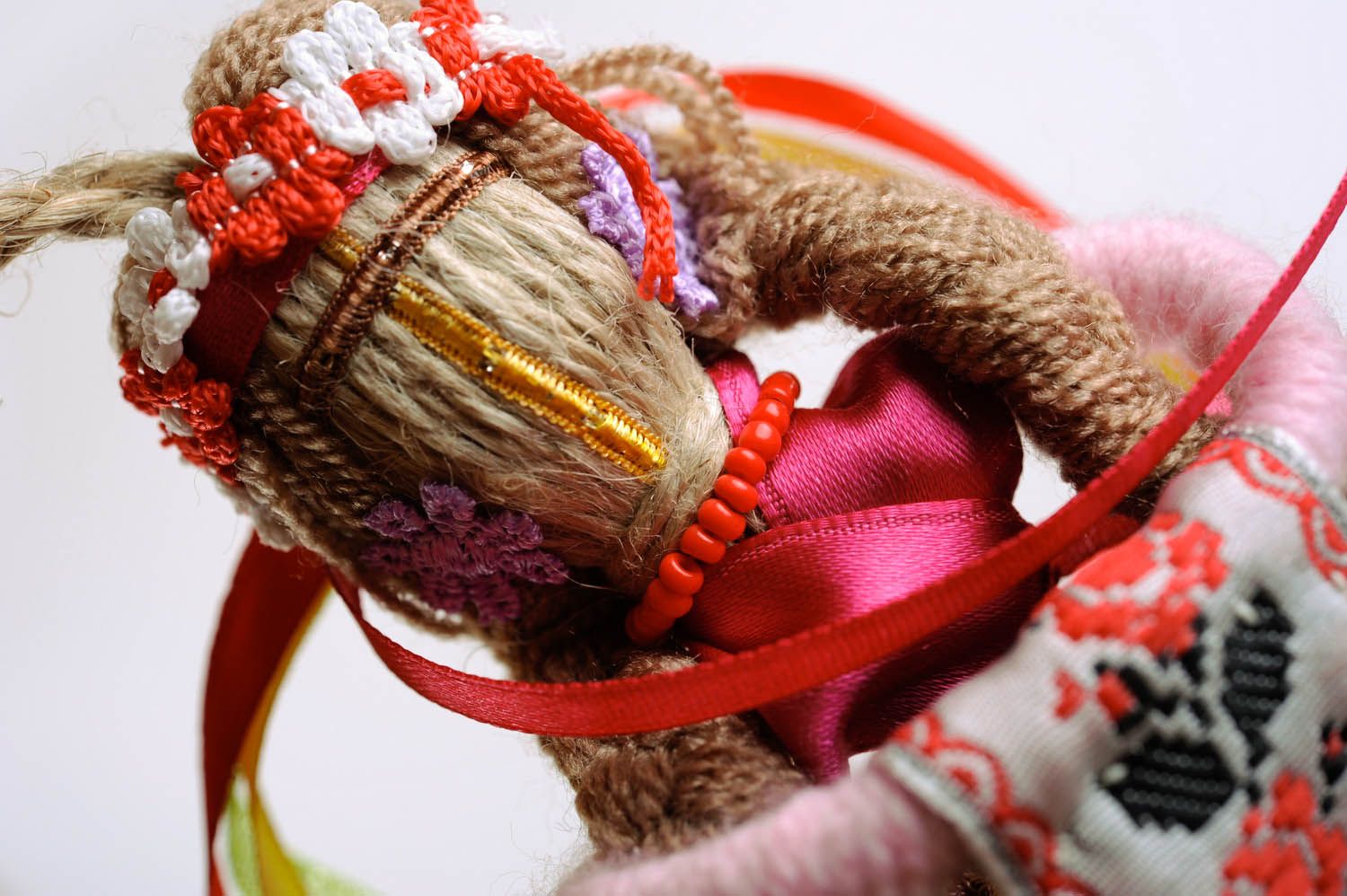 Кукла из ниток: как сделать своими руками | пошаговая инструкция