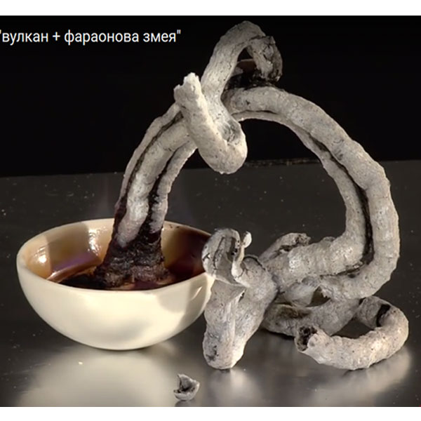 Эксперимент для детей: фараонова змея из соды и сахара, отзывы | soda-soda.ru
