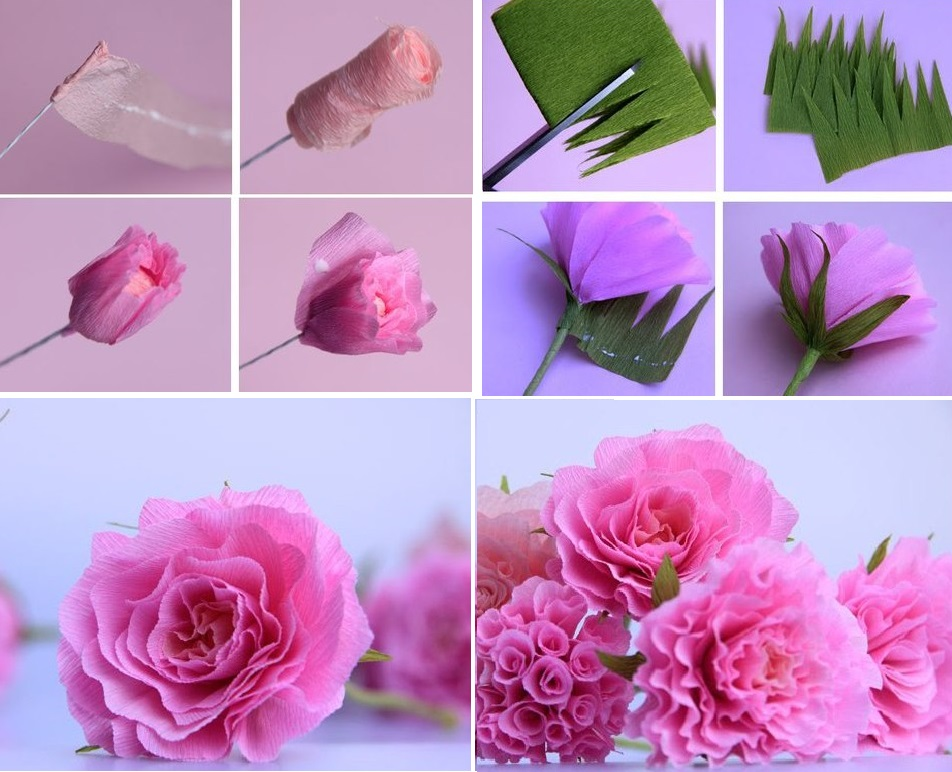 Как сделать розу из гофрированной бумаги своими руками?