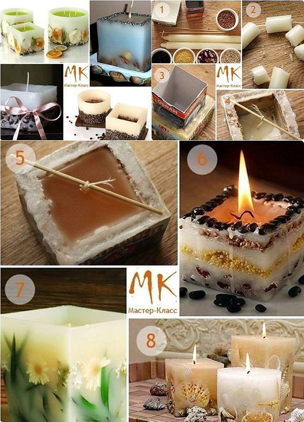 Как сделать ароматическую свечу