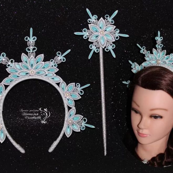 Корона снежной королевы своими руками на новый год: шаблоны, трафареты, пошаговые инструкции