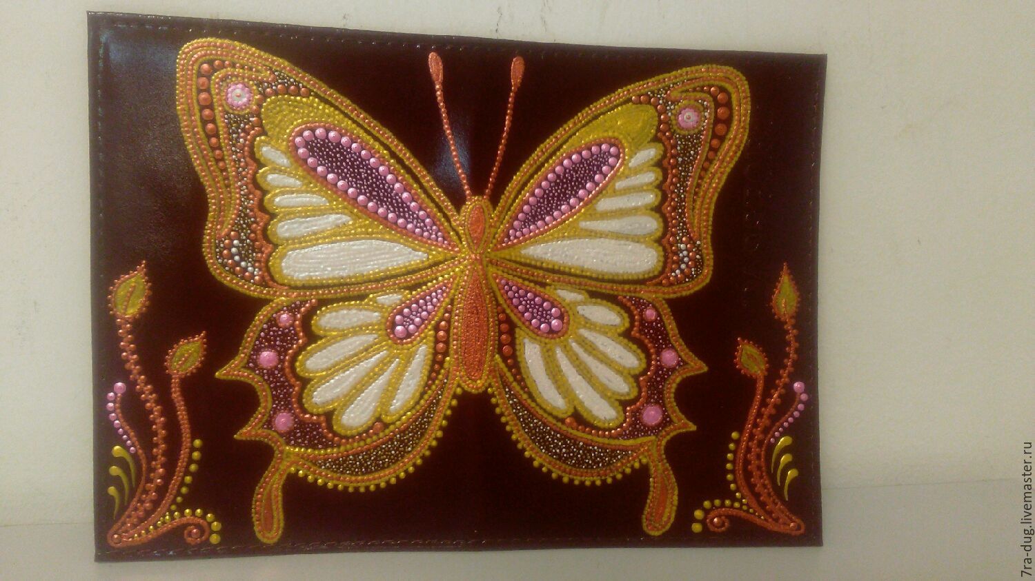 Бабочки точечная роспись. летняя бабочка в точечной росписи. начинаем с основ