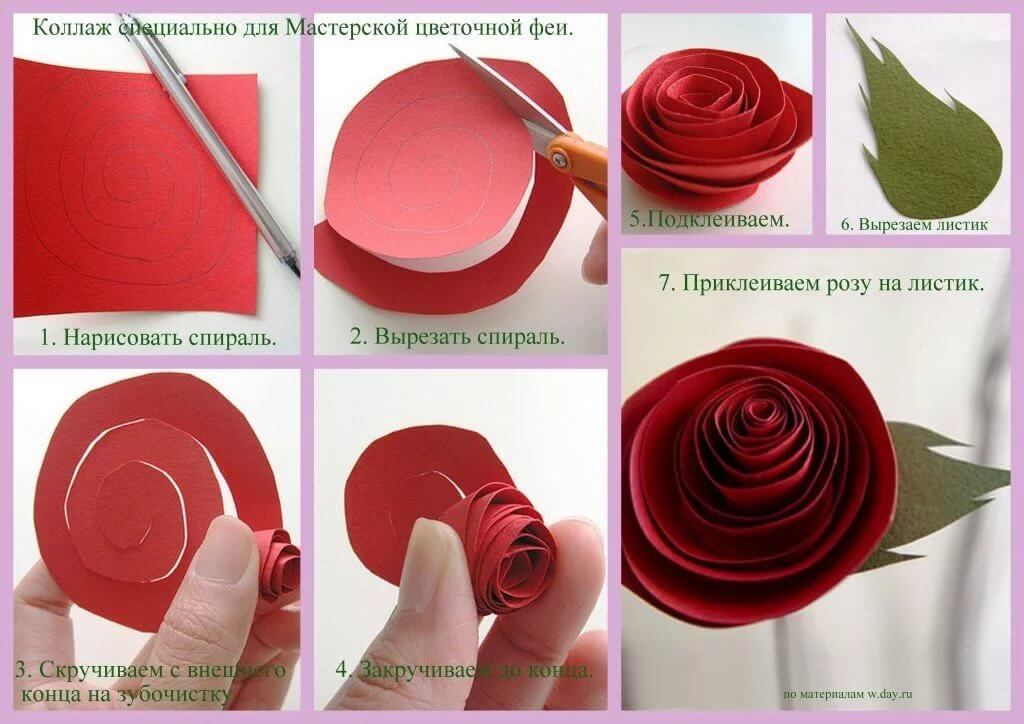 Розы из бумаги своими руками — 5 уникальных способов