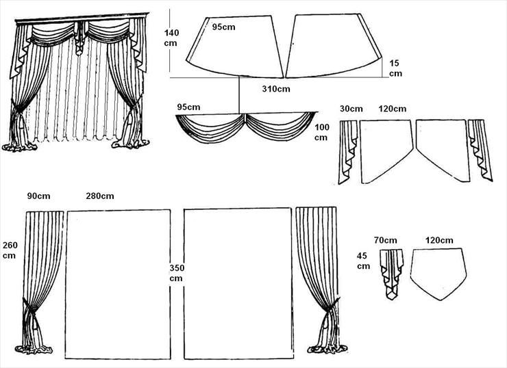 Как сшить шторы: выкройки занавесок своими руками, пошаговая инструкция