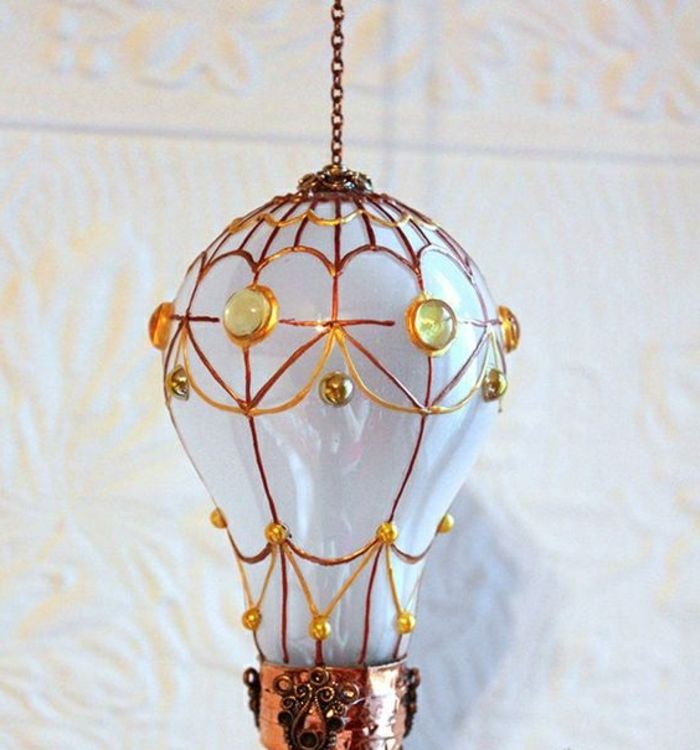 Воздушный шар - кораблик из лампочки. мк. | страна мастеров