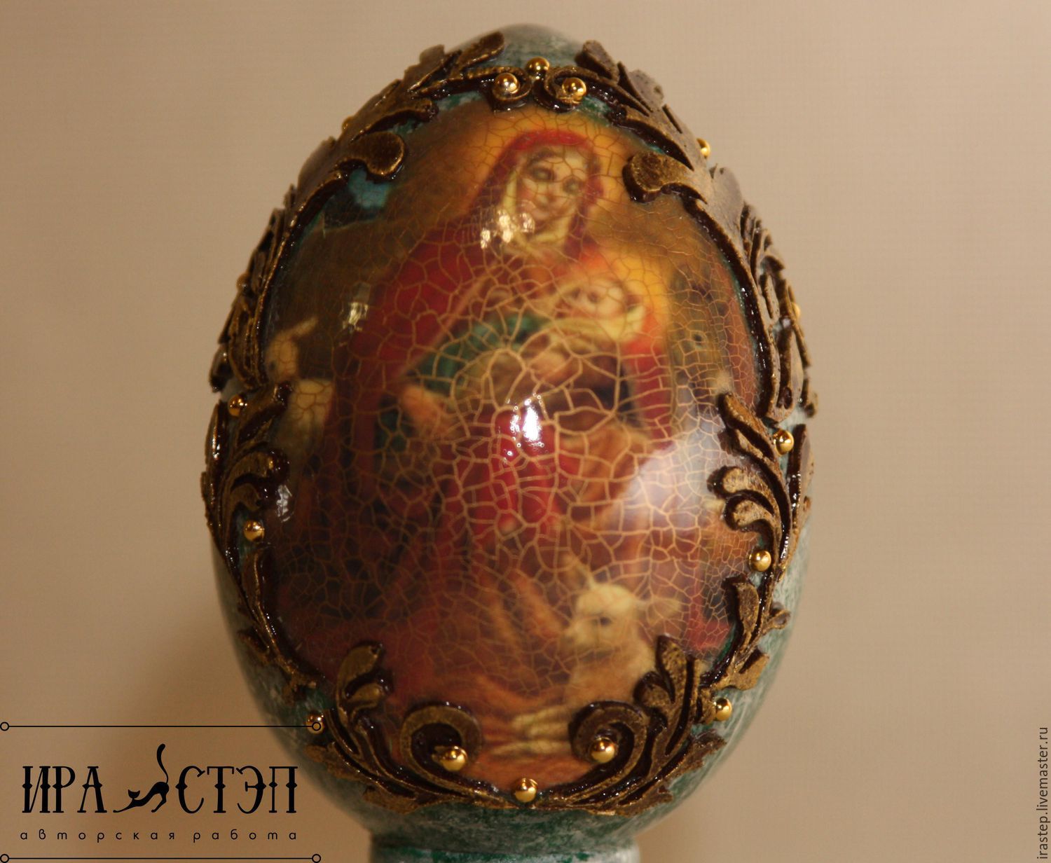 Пасхальные сувенирные яйца. имитация старинной керамики. | страна мастеров