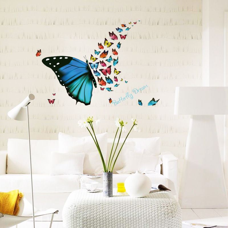 Бабочки на стене: 70 вдохновляющих фотоидей и мастер-класс по декору своими руками