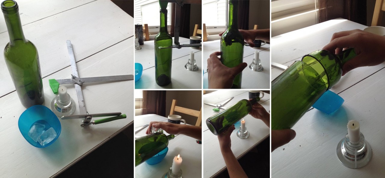 Как разрезать стеклянную бутылку в домашних условиях