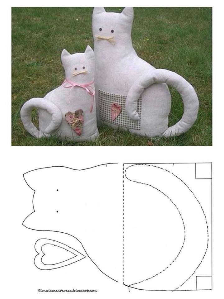 Декоративная подушка кот своими руками: выкройки и интересные идеи оформления