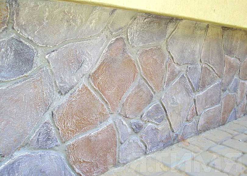 Рисунок декоративным камнем: фото и сочетание материалов на стенах