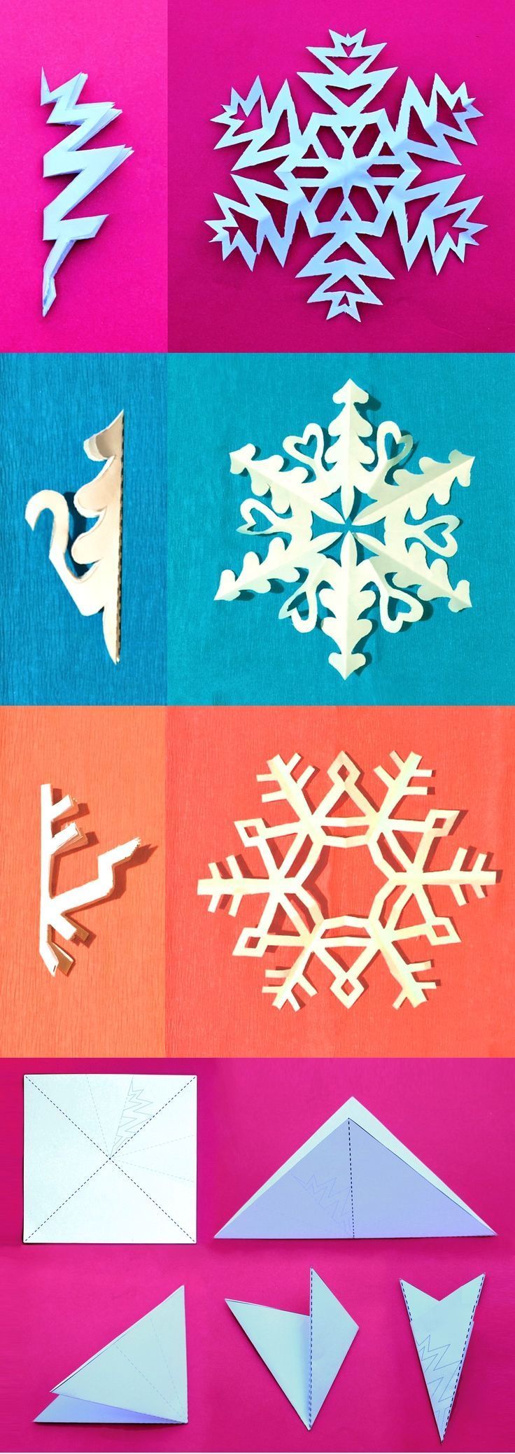 Снежинки из бумаги своими руками на новый год:  как сделать, вырезать по шаблону | все о рукоделии