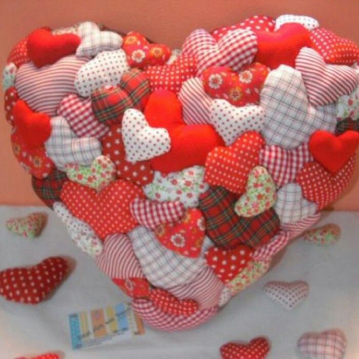 Подушка сердце: день святого валентина, мастер-класс, своими руками, день всех влюбленных