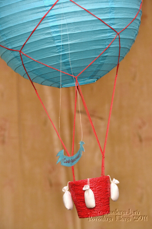 Воздушный шар - кораблик из лампочки. мк. | страна мастеров
