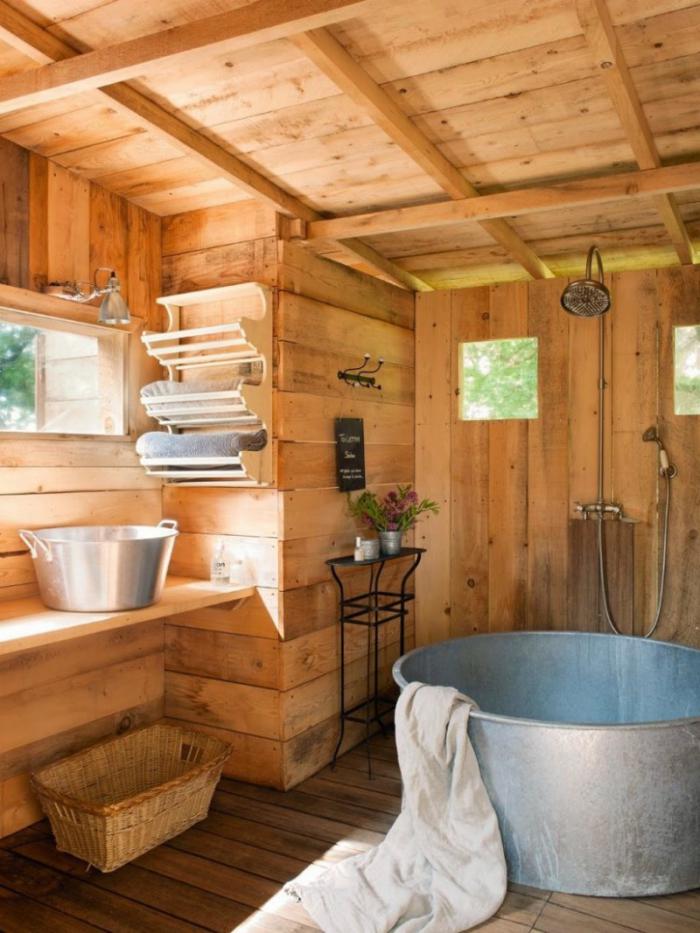Дизайн ванной в деревянном доме (200+ фото): отделка своими руками (потолок, пол, стены)