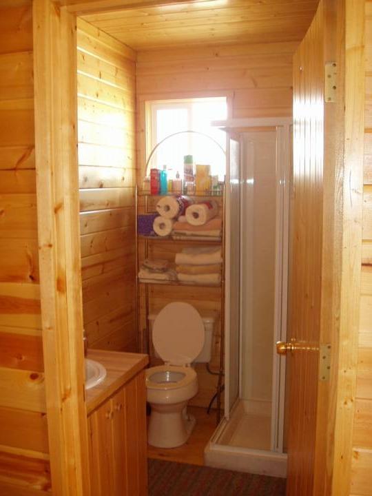 Cанузел в деревянном доме (38 фото): устройство вентиляции, отделка ванной и туалета в коттедже
