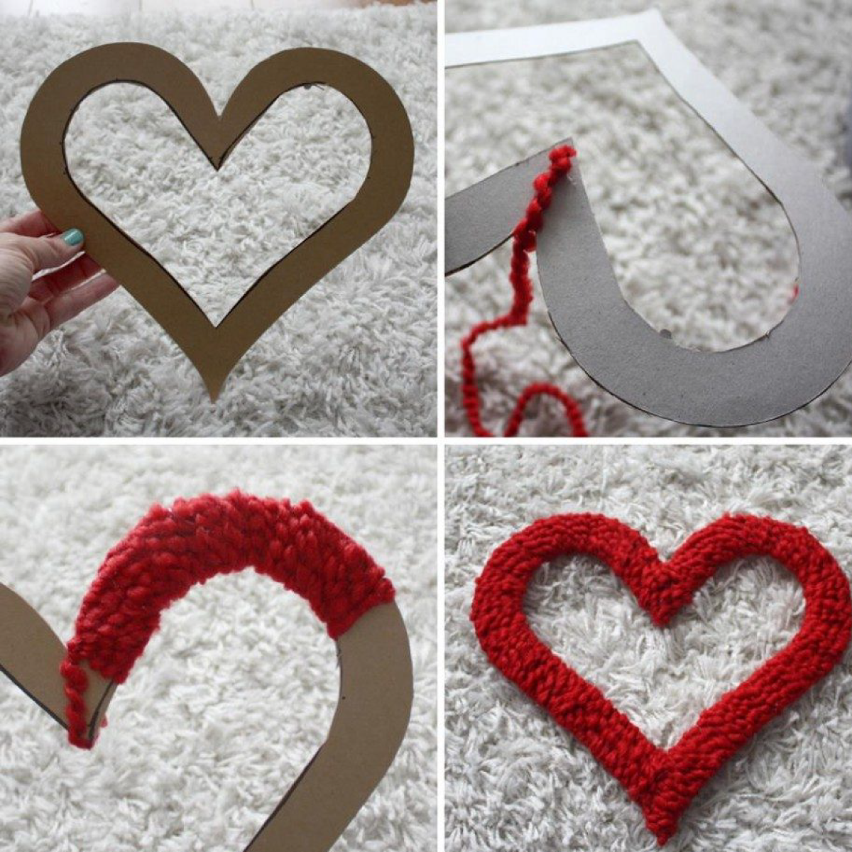 Подборка схем вязания красивых сердечек крючком