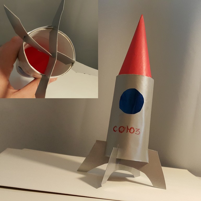 Ракета из бумаги: 3 способа как сделать своими руками с пошаговыми фото