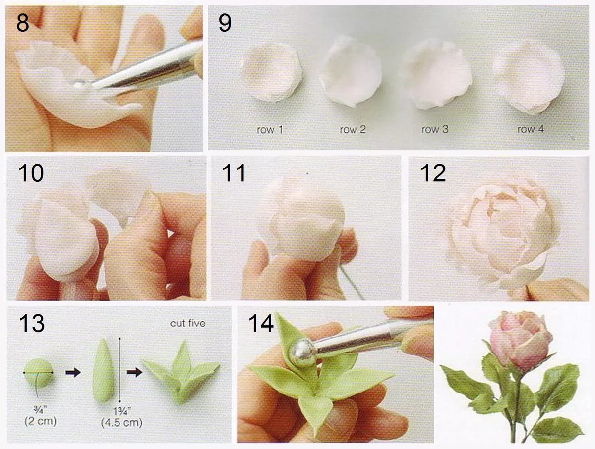 Цветы из полимерной глины своими руками - 7 мастер - классов с пошаговыми фото