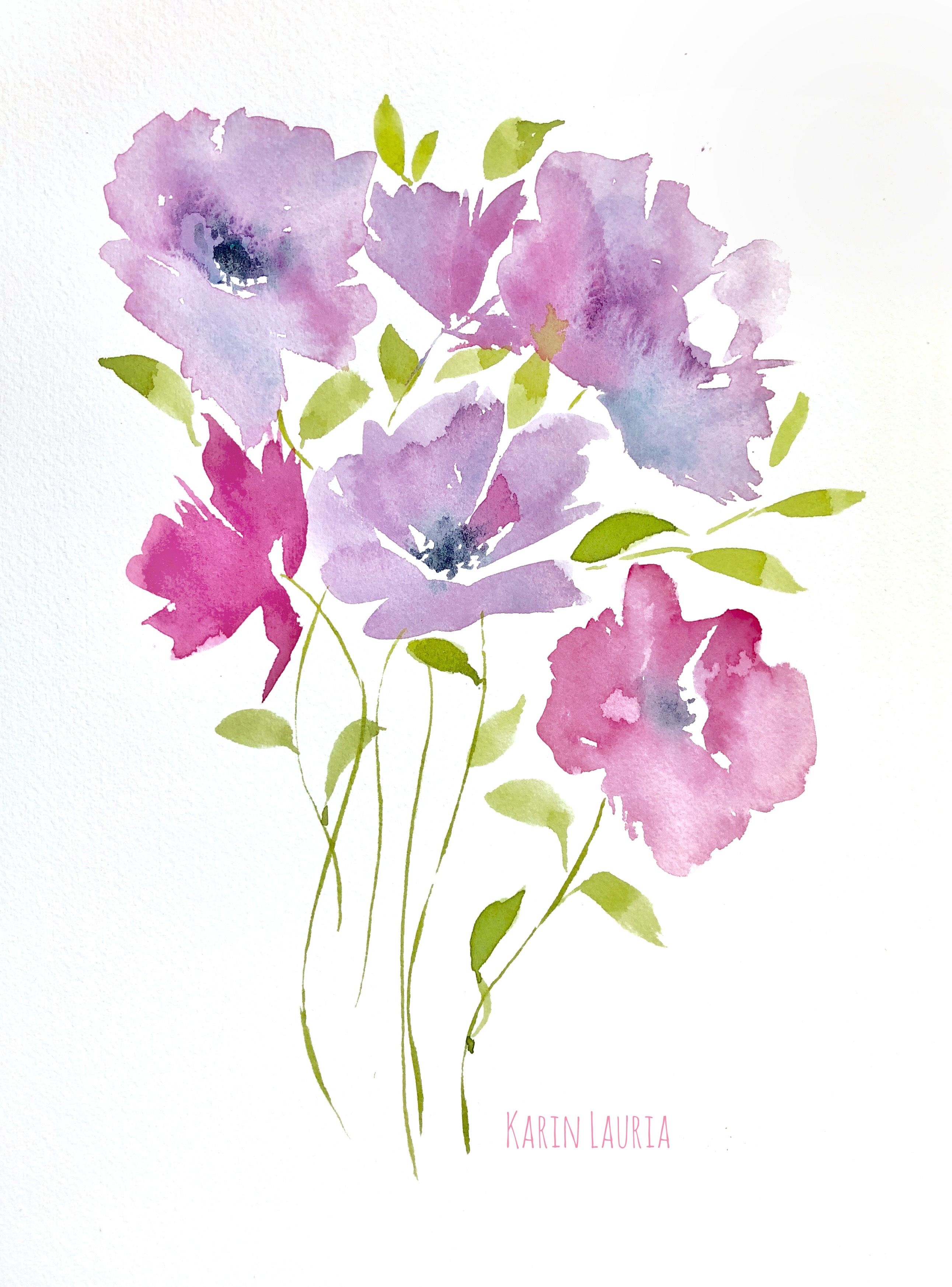 Акварельные цветы акварельная живопись рисование, акварельные цветы, иллюстрация розовый цветок png