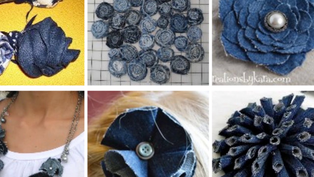 Пошаговые инструкции для создания цветов из джинсовой ткани