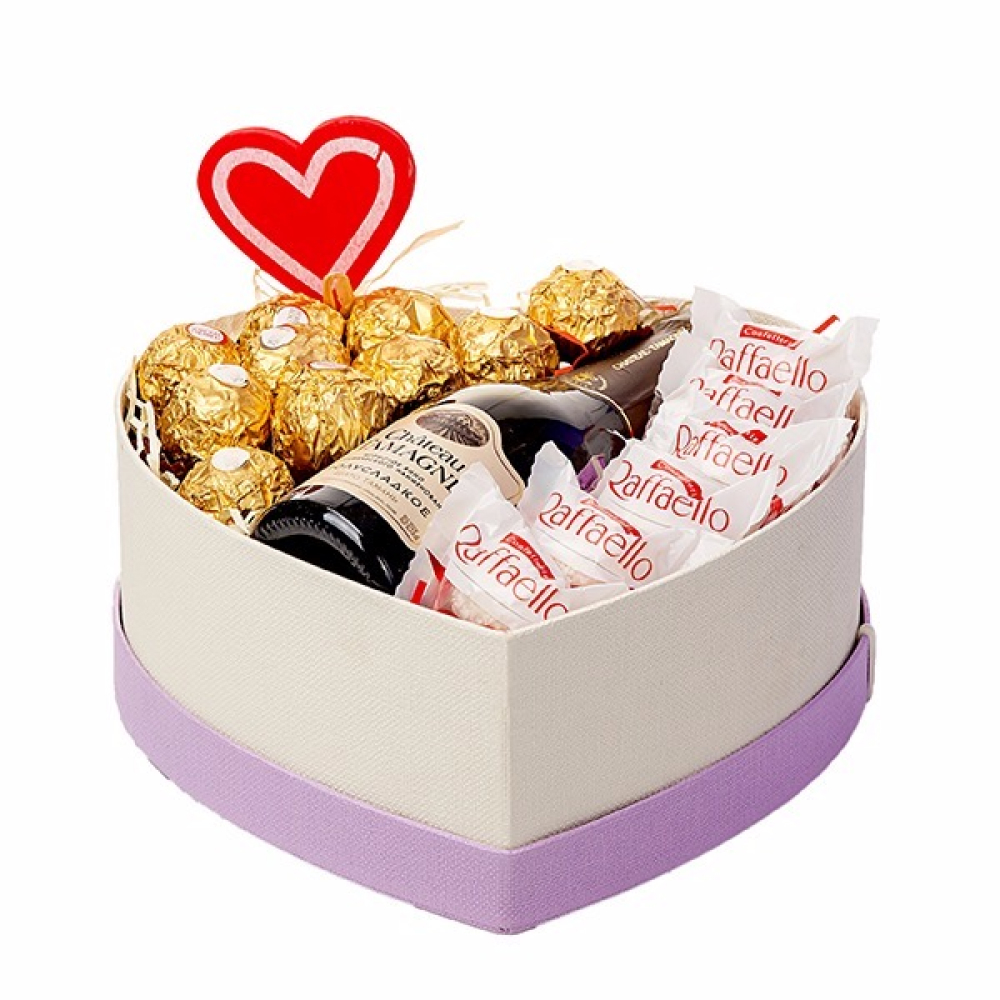 Сладкое сердце из конфет — коробочка идей и мастер-классов