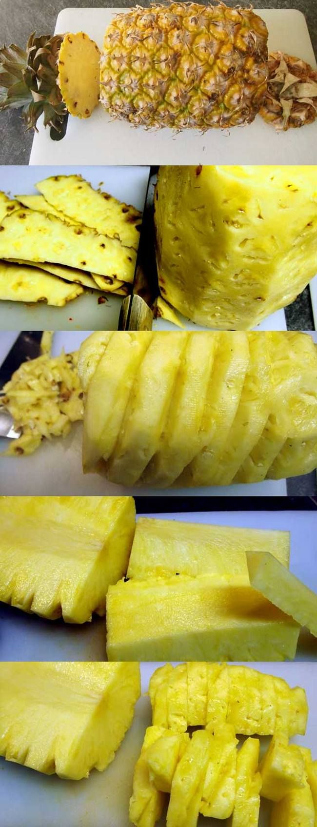 Как чистить ананас ножом в домашних условиях?