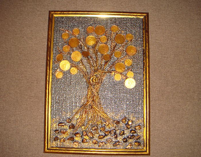 Денежное дерево своими руками: из монет, купюр