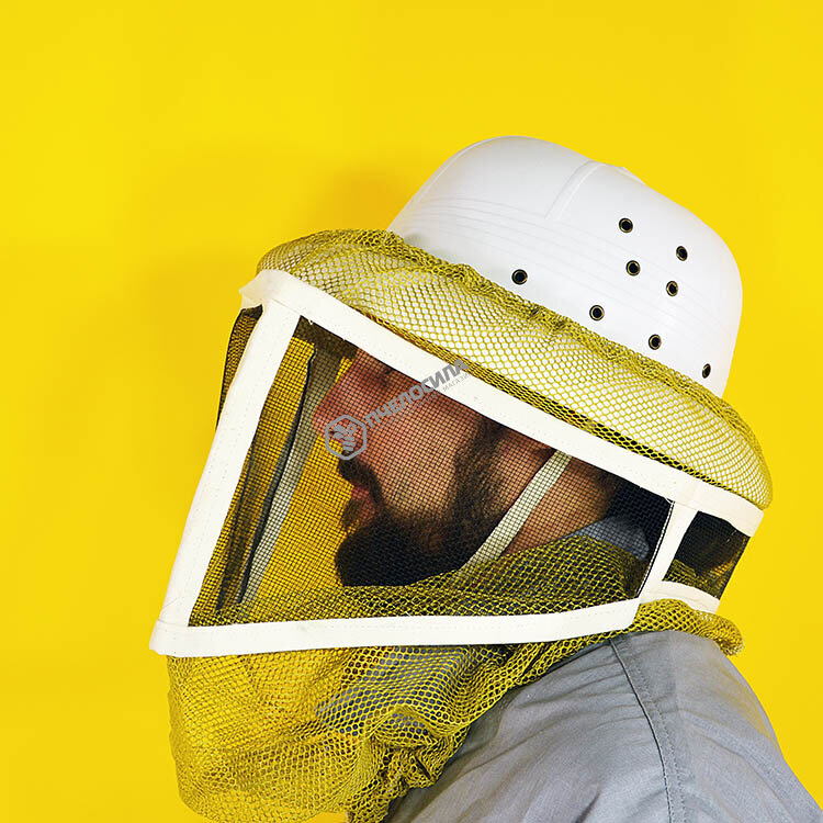 О маске пчеловода, комбинезоне, стамеске, шляпе, шапке, защитном костюме, одежде