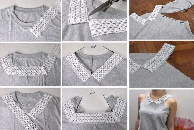 15 способов переделать старую футболку для лета :: инфониак