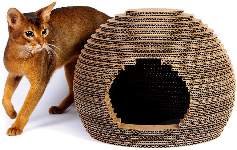 15 уютных домиков для кошки своими руками - лайфхакер