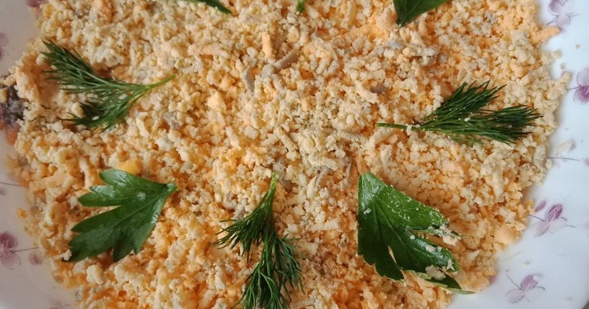 Классический салат мимоза – 9 пошаговых рецептов