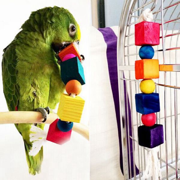 игрушки для попугаев своими руками видео