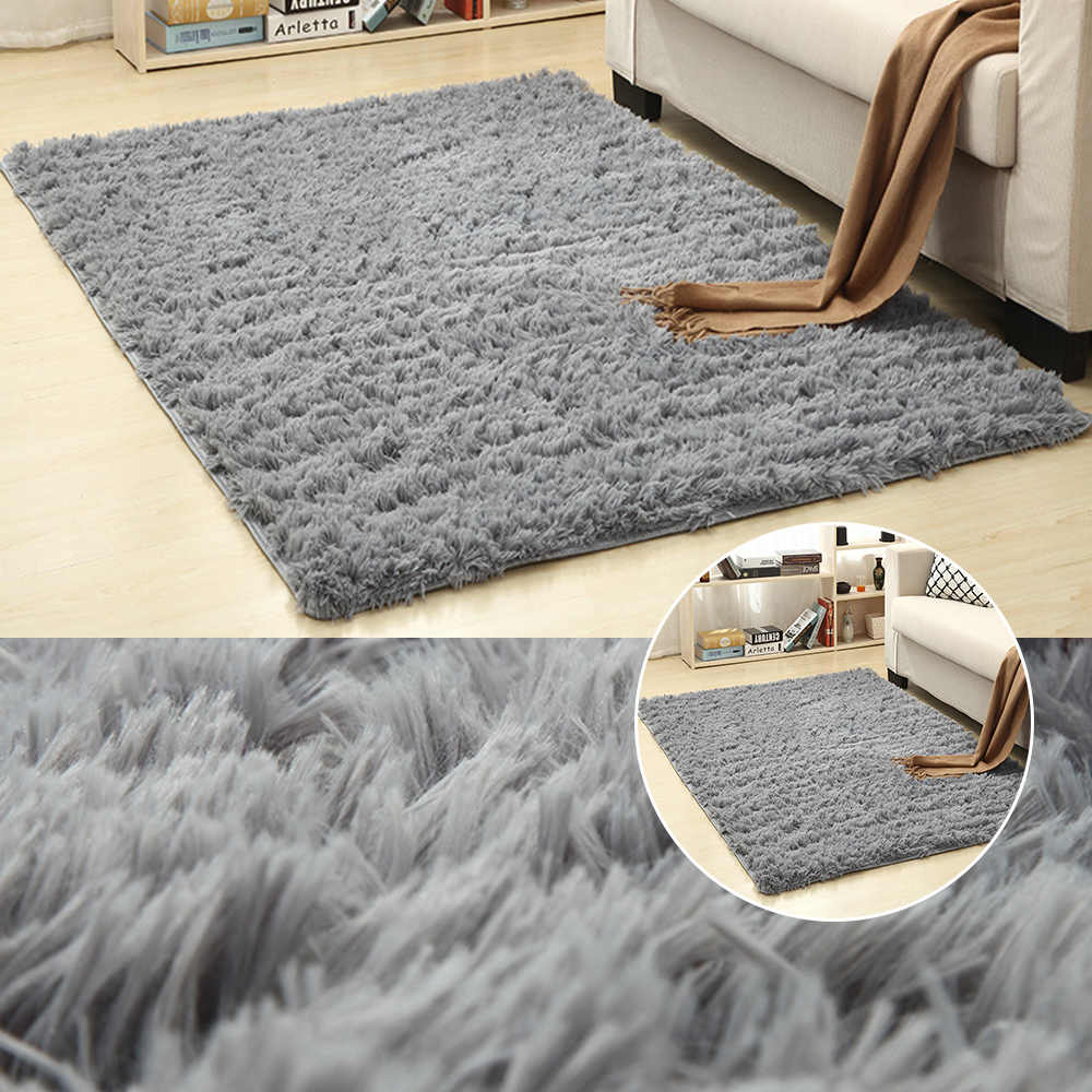 Пушистые ковры (46 фото): мягкие мохнатые модели с длинным ворсом на пол для гостиной