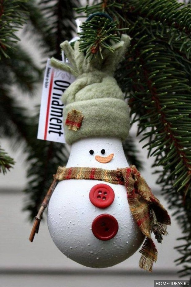50 новогодних снеговиков – фото, мастер классы - каталог статей на сайте - домстрой