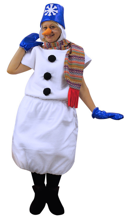 Как сшить костюм снеговика для мальчика своими руками