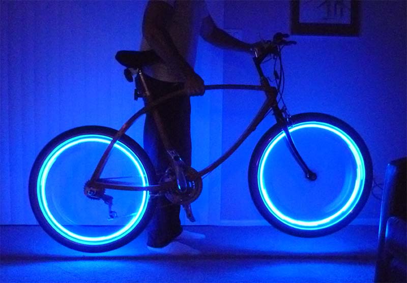 Делаем подсветку на велосипед из светодиодной ленты