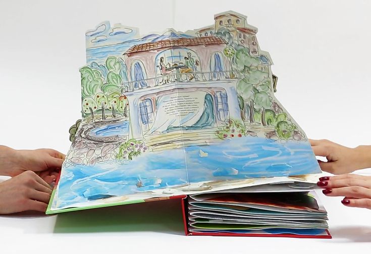 Как делать книжку из картона. страничка для детской книги в стиле pop-up