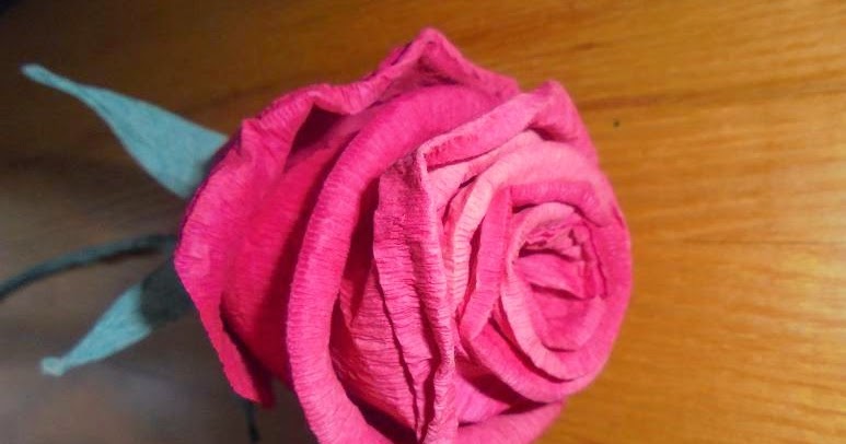 Как сделать розу из гофрированной бумаги своими руками